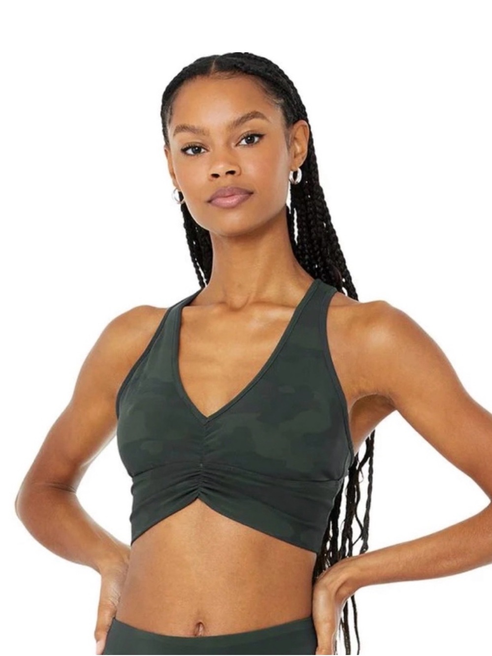 ALO Yoga Wild Thing Bra in Black Camo